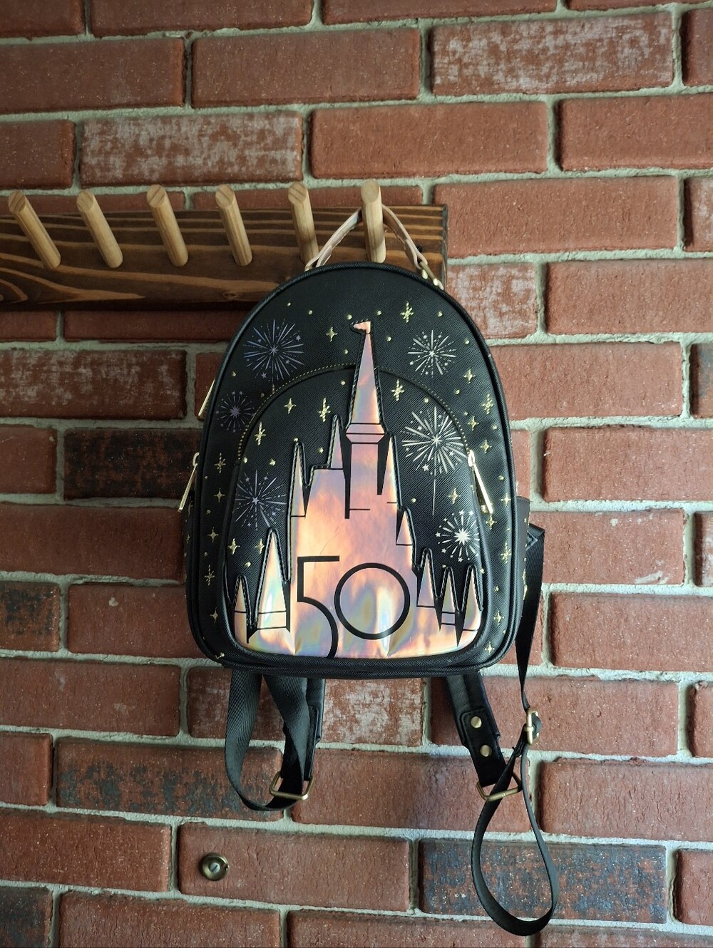 Disney Parks 50th Anniversary Grand Finale Loungefly Backpack